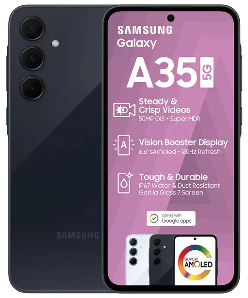 samsunga35frontandblack